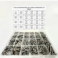 700pcs Stainless Steel Nut and Bolt Combination Kit, 4-40#6-32#8-32#10-24