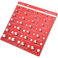 Nut and Bolt Thread Gauge Lightweight Metric Portable Aluminum Alloy Compact Exquisite Identification Imperial Nut Checker