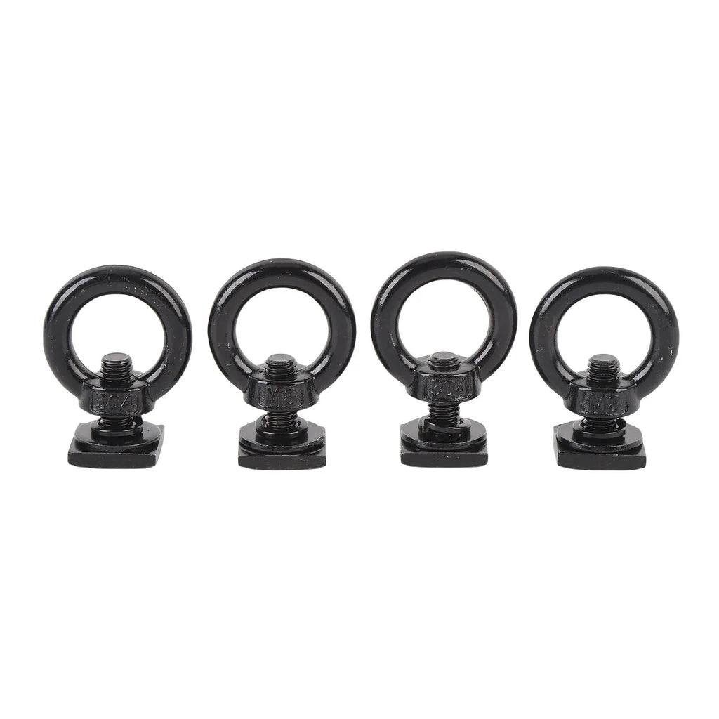 T Bolt Eye Nut Kit Stable Support Stainless Steel Anti Crack T Track Mount Tie Down  High Hardness for Holding Cargo Net