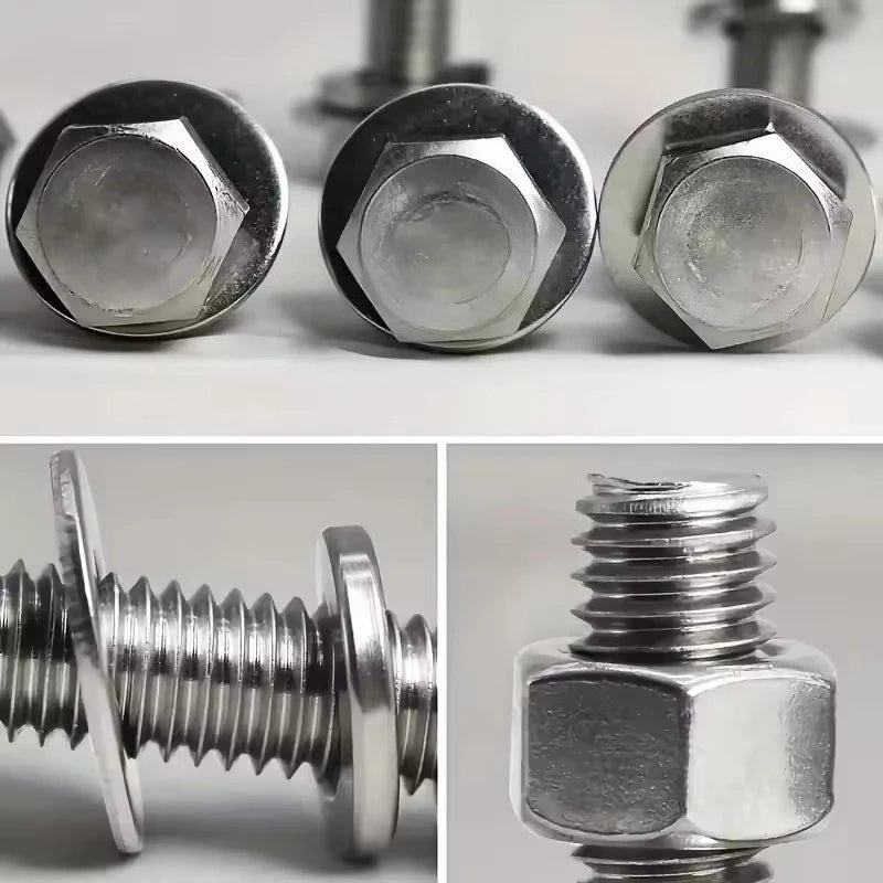 240pcs Hex Bolt & Nut Set - Durable, Corrosion-Resistant with M4 & M5 Sizes for Versatile Use
