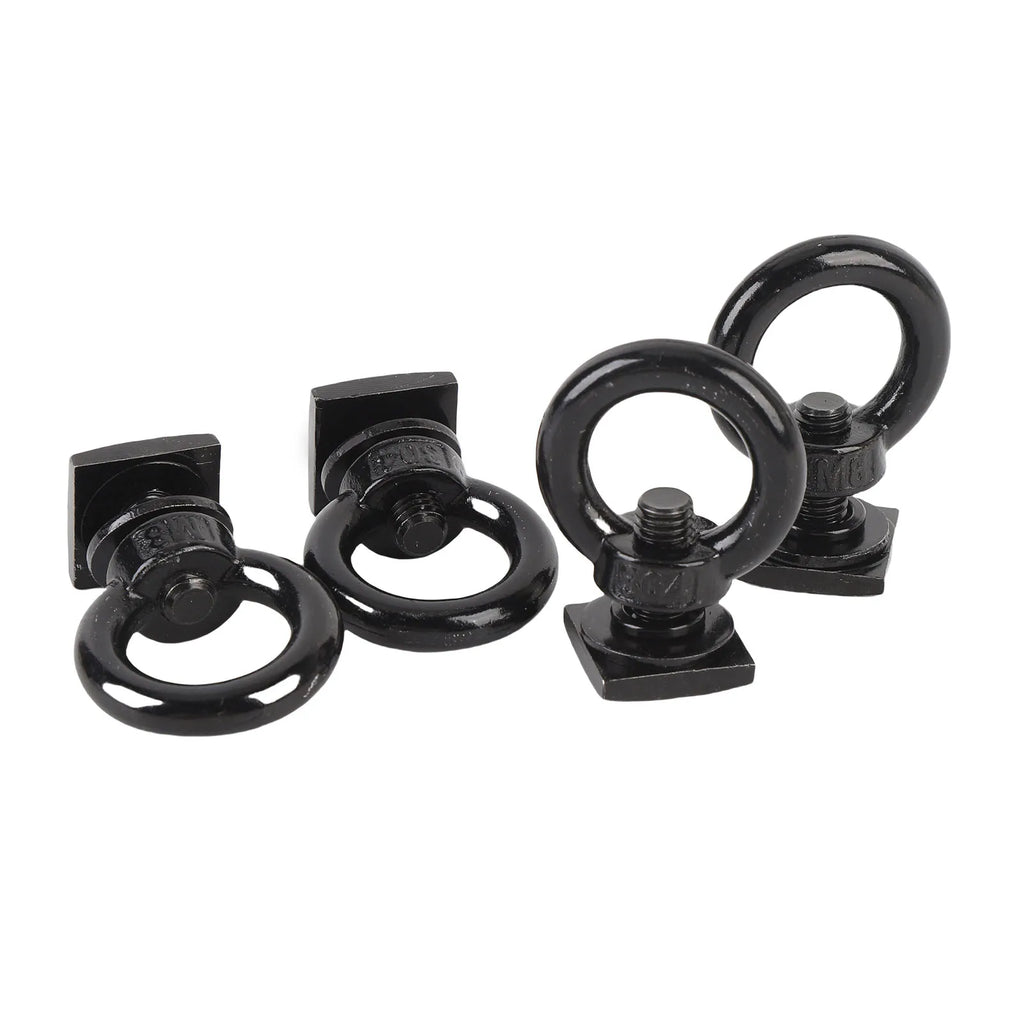 T Bolt Eye Nut Kit Stable Support Stainless Steel Anti Crack T Track Mount Tie Down  High Hardness for Holding Cargo Net