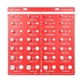 Nut and Bolt Thread Gauge Lightweight Metric Portable Aluminum Alloy Compact Exquisite Identification Imperial Nut Checker