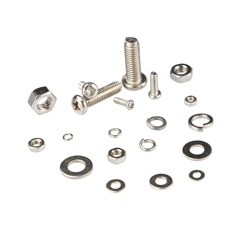 Nut and Bolt Set – 320 Pieces, Featuring Durable M2, M2.5, M3, M4, M5 Metric Specifications, Suitable for DIY Projects and Gener